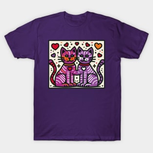 Love Cats - Keith Haring Inspired T-Shirt